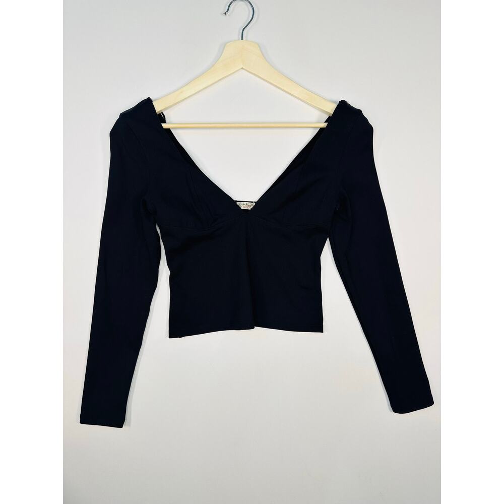 Intimately FP Free People Duo Corset Long Sleeve Cami Size Small